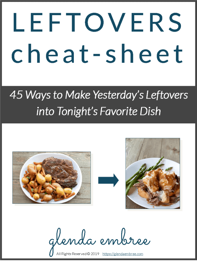 Cheat-Sheet Cover leftovers cheat-sheet cover