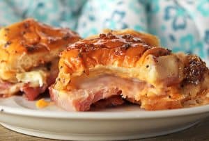 ham and cheese slider