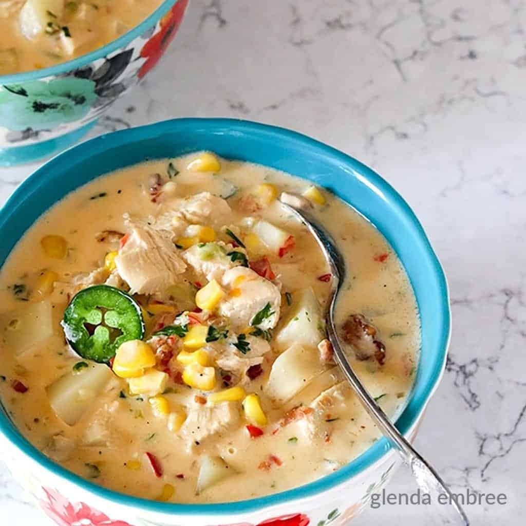 Chicken Pot Pie Soup Recipe, a Big Bowl of Comfort - Glenda Embree