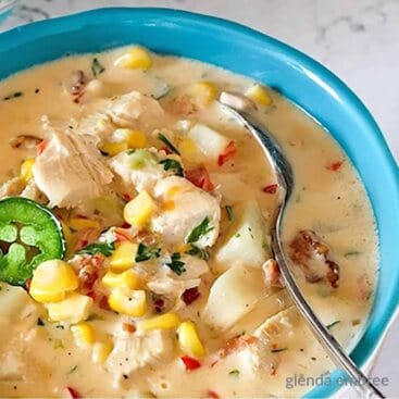 Jalapeno Chicken Corn Chowder Recipe - Glenda Embree