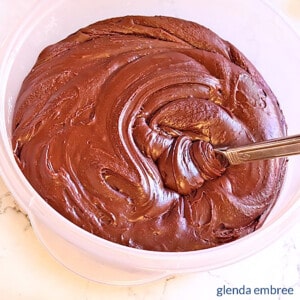 homemade fudge frosting