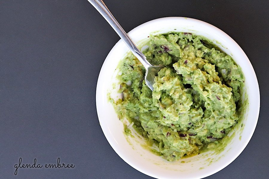 homemade guacamole