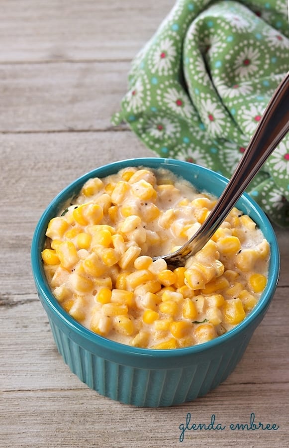 Slow Cooker Creamed Corn - Glenda Embree