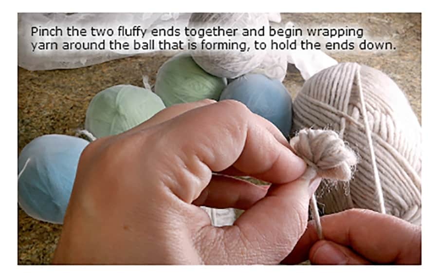 wool dryer balls tutorial