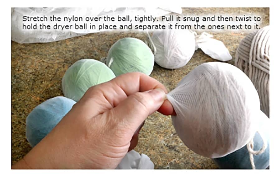 wool dryer balls tutorial