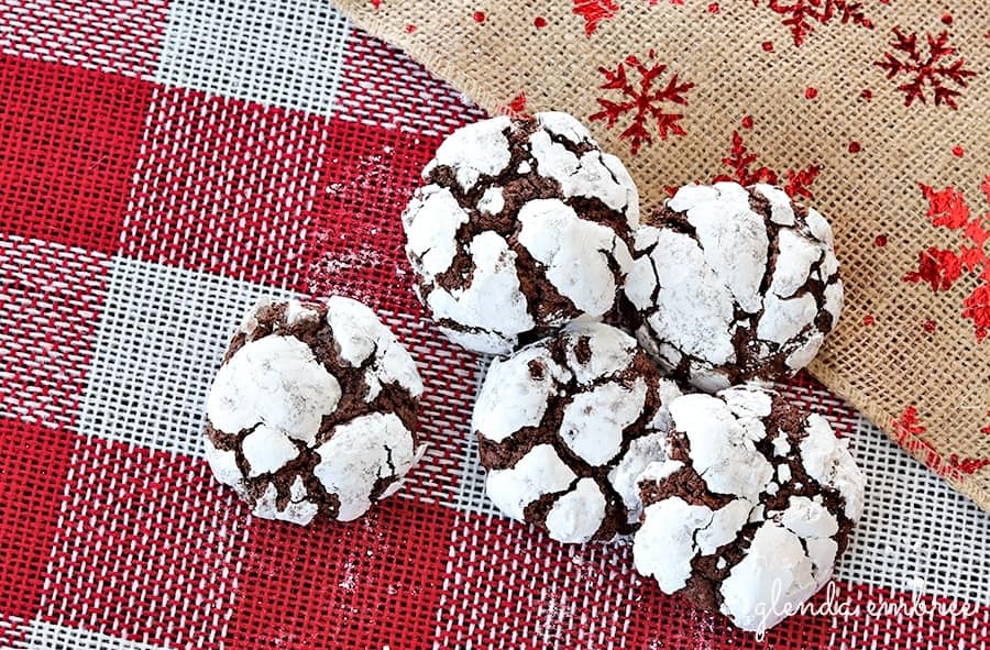 chocolate crinkles