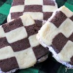 checkerboard sandwich cookie