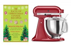12 days of Christmas Cookies kitchenaid mixer giveaway