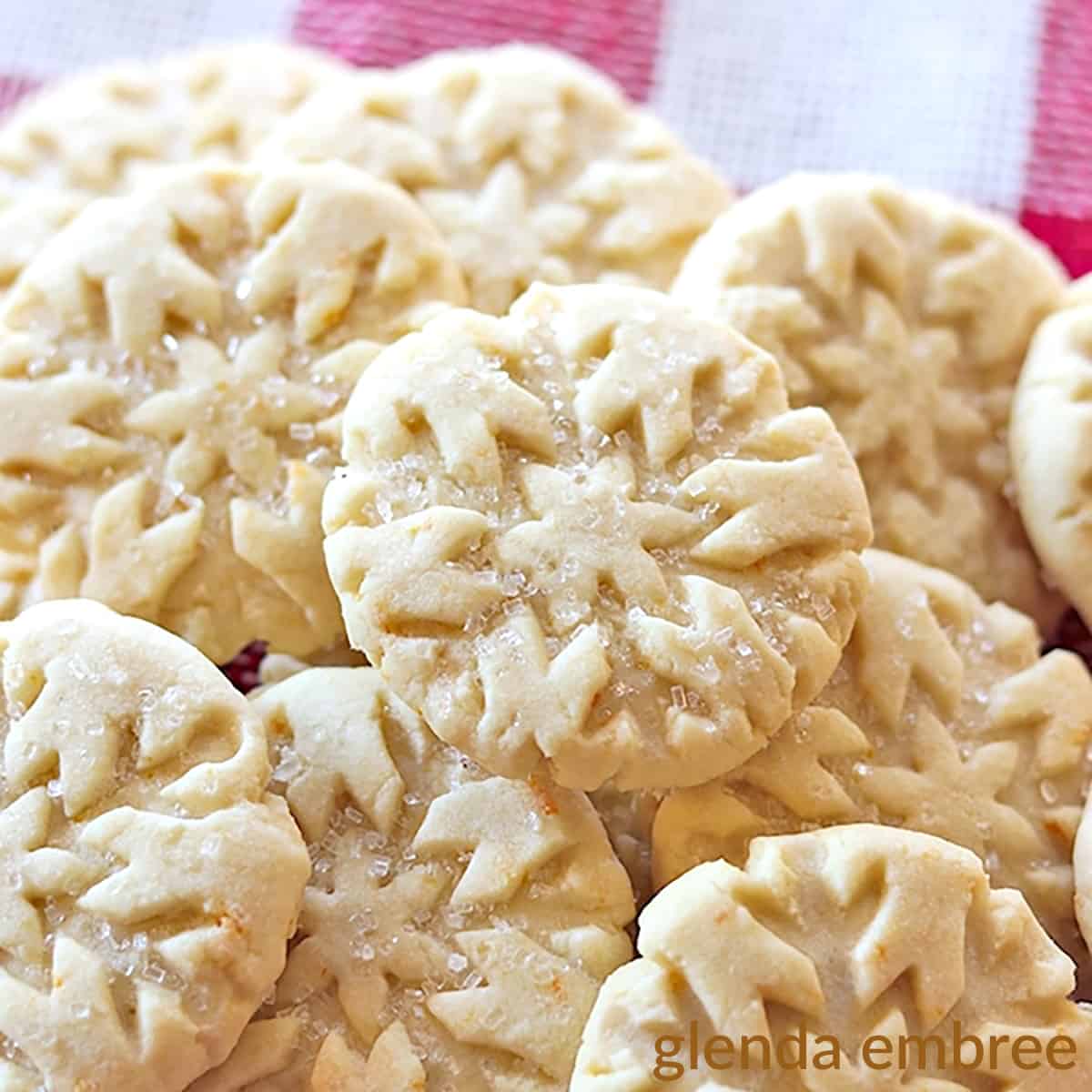 Allways Hungry - Stamped Shortbread Cookies Makes 2 dozen cookies