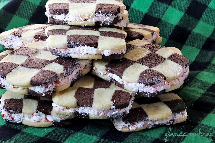 Checkerboard Sandwich Cookies