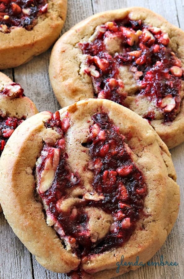 Cranberry Pecan Filled Cookies