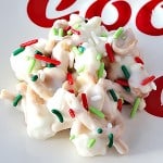 White Chocolate No Bake Christmas Cookies