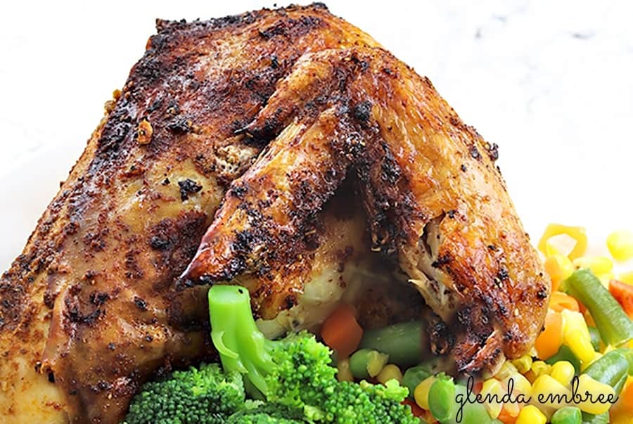 easy roast chicken - great for chicken street tacos and chicken leftover recipes