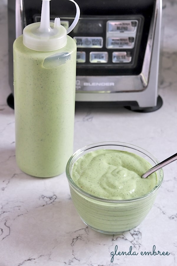 Homemade Avocado Ranch Dressing