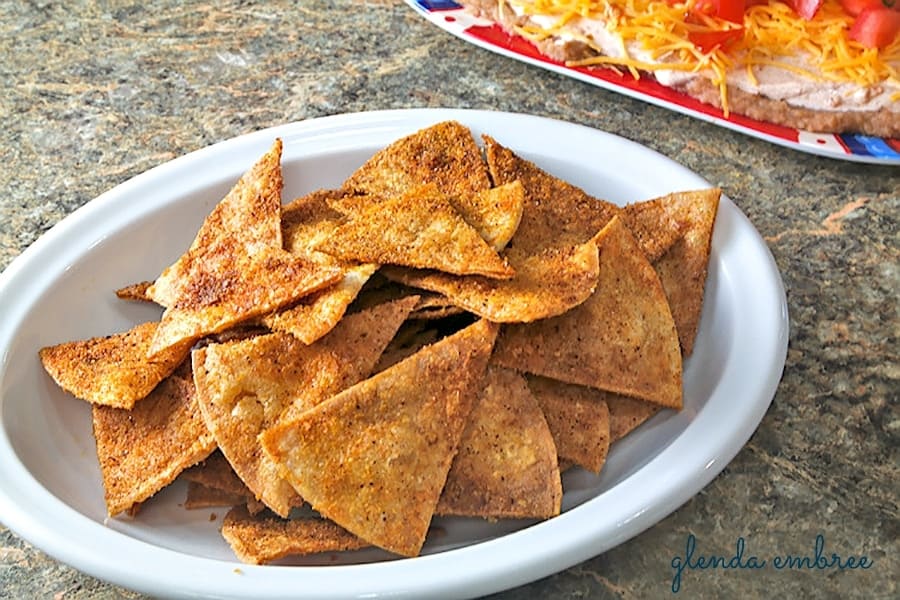 chips tortilla homemade baked recipe recipes weight watchers diaries