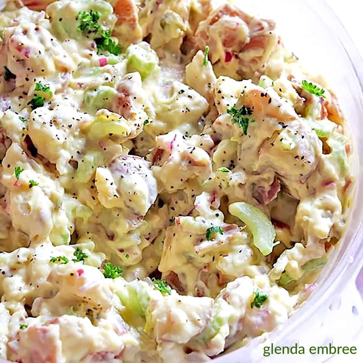 homemade potato salad