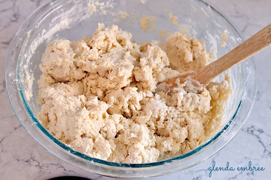 shaggy biscuit dough - an easy homemade quick bread dough