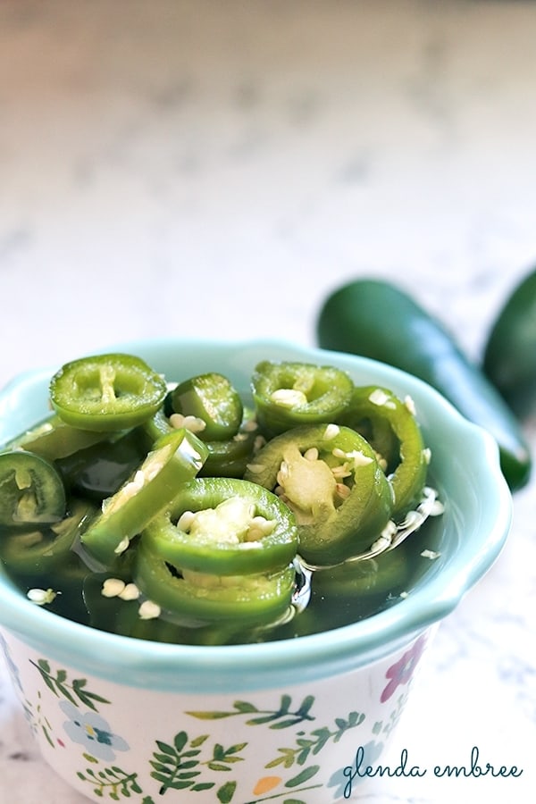 Quick Pickled Red Jalapeño Peppers - The Family Food Kitchen