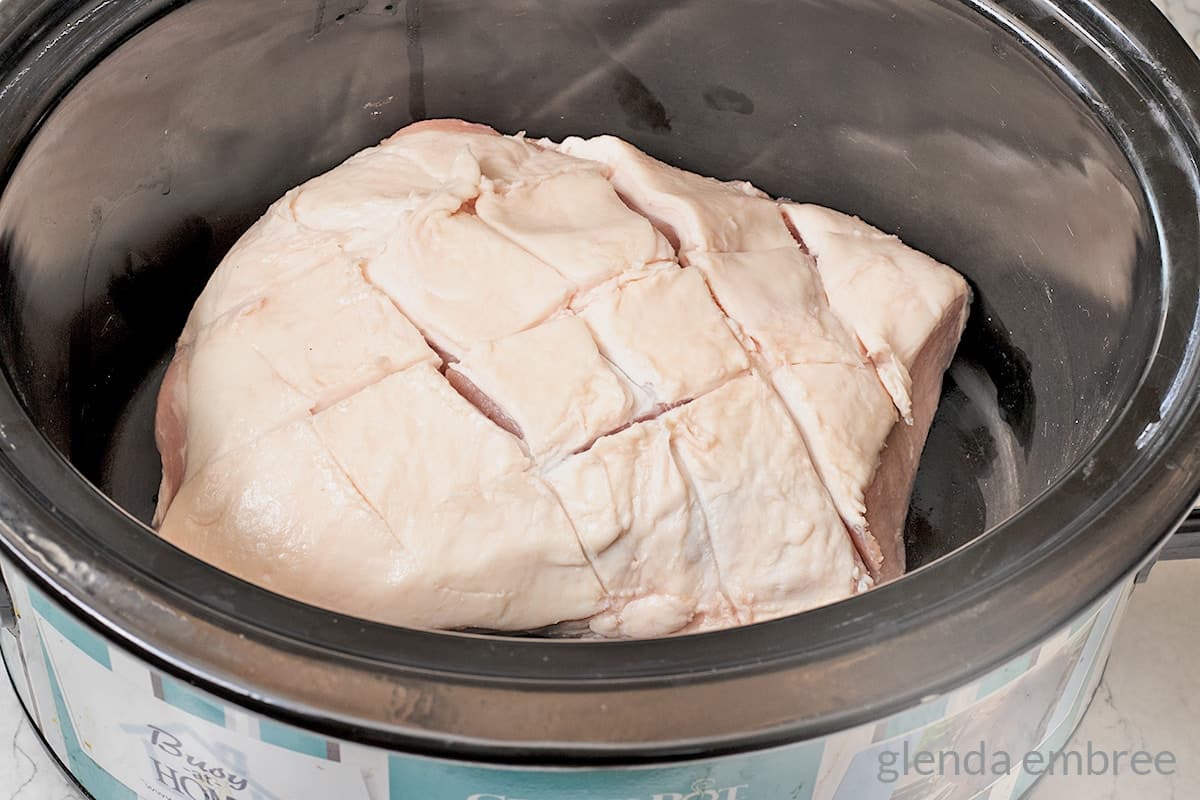 Easy Maple Mustard Slow Cooker Pork Loin Glenda Embree