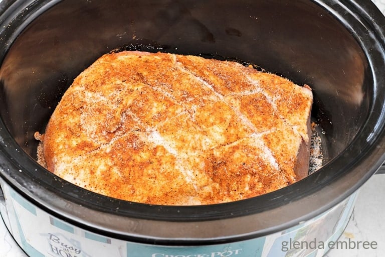 Easy Maple Mustard Slow Cooker Pork Loin Glenda Embree