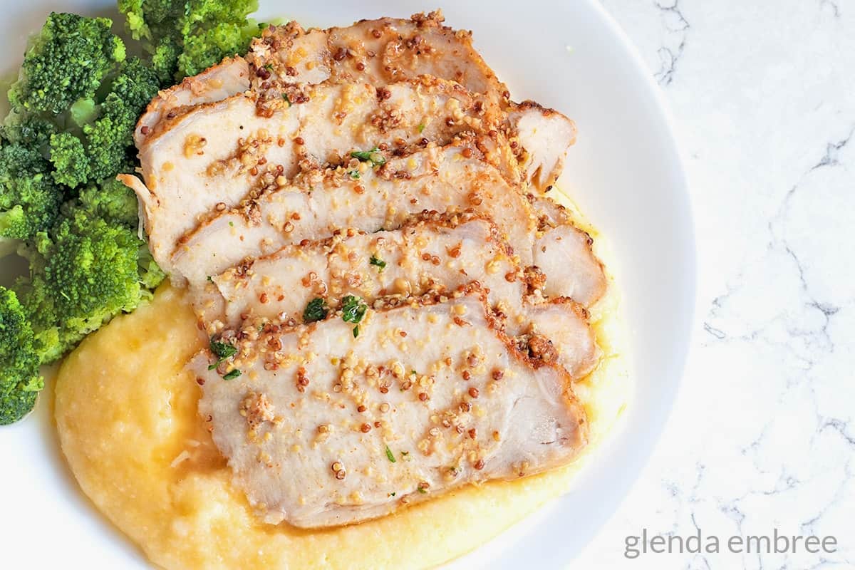 Easy Maple Mustard Slow Cooker Pork Loin Glenda Embree