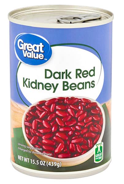 canned kidney beans