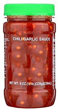 jar of chili garlic sauce
