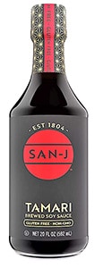 tamari sauce in a bottle