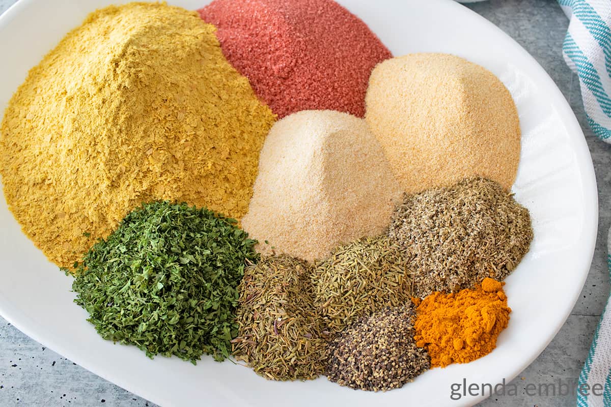 Homemade Chicken Bouillon Powder Easy Vegan Seasoning Blend Glenda Embree