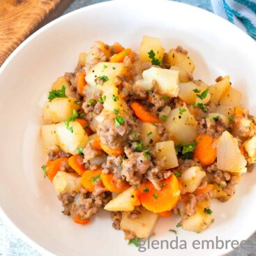 Hamburger Potato Casserole - Easy, Delicious One Pot Meal