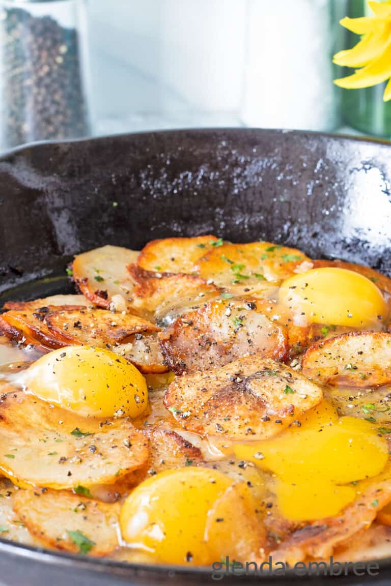 Oven Fried Potatoes and Onions Glenda Embree