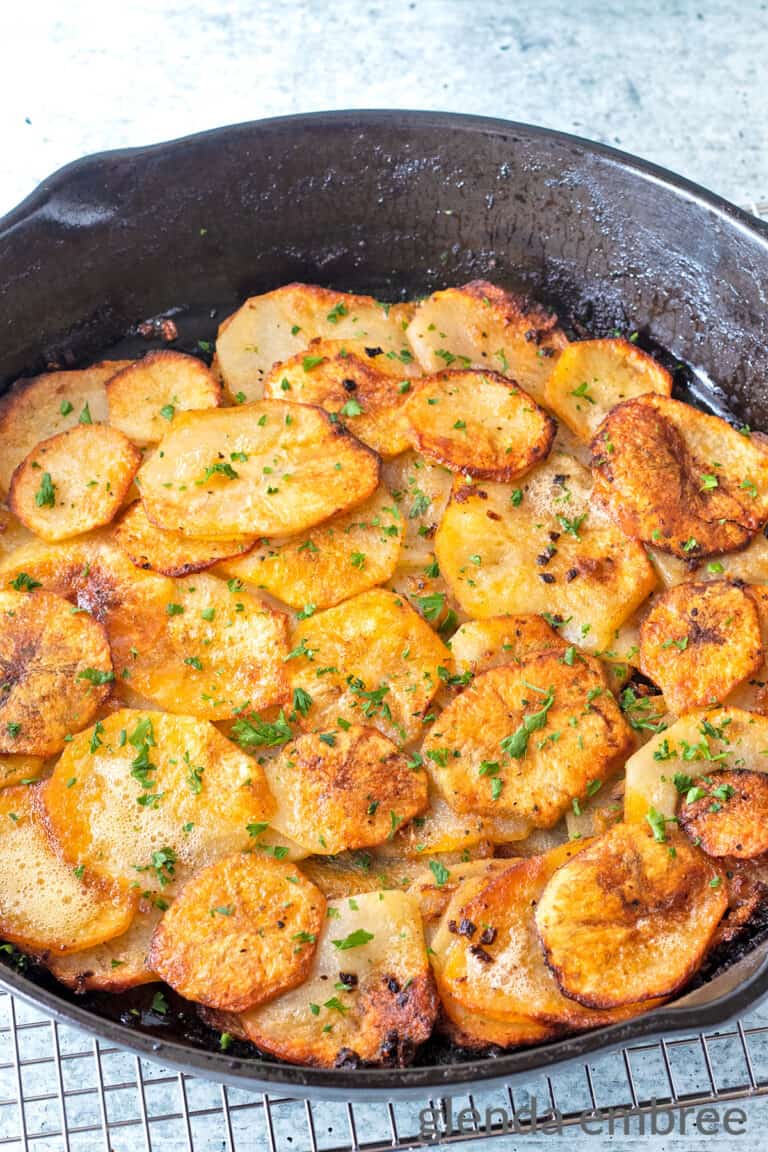 Oven Fried Potatoes and Onions Glenda Embree