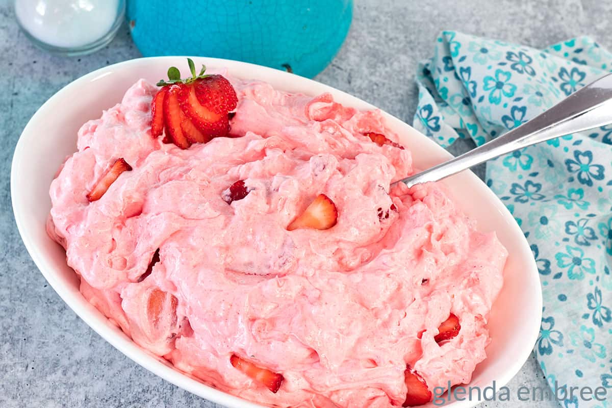 Strawberry Cottage Cheese Salad Glenda Embree