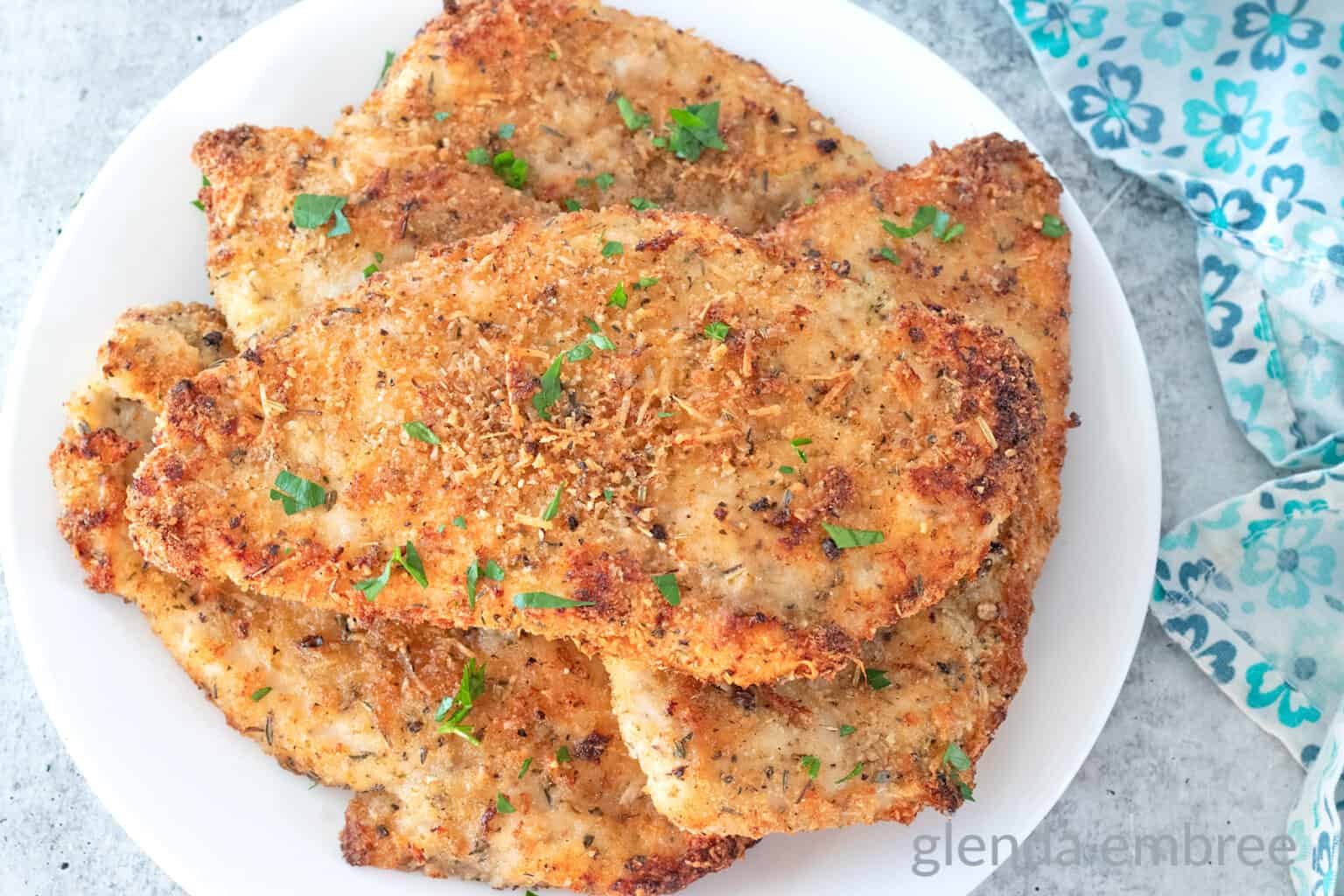 Italian Chicken Cutlets - Glenda Embree