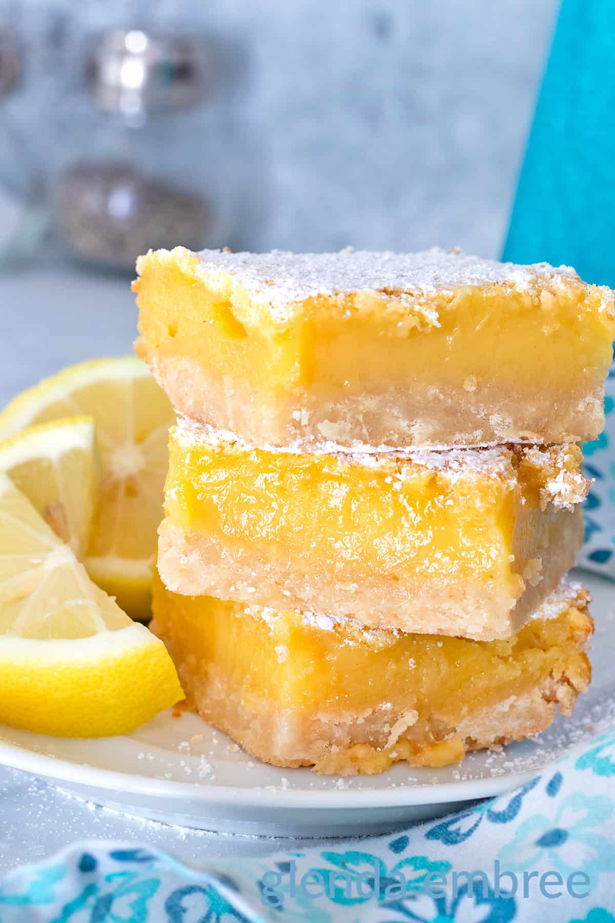 Lemon Bars with Shortbread Crust, Easy and Delicious - Glenda Embree