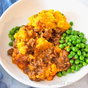 Cottage Pie (Shepherd's Pie) with Mashed Butternut Squash