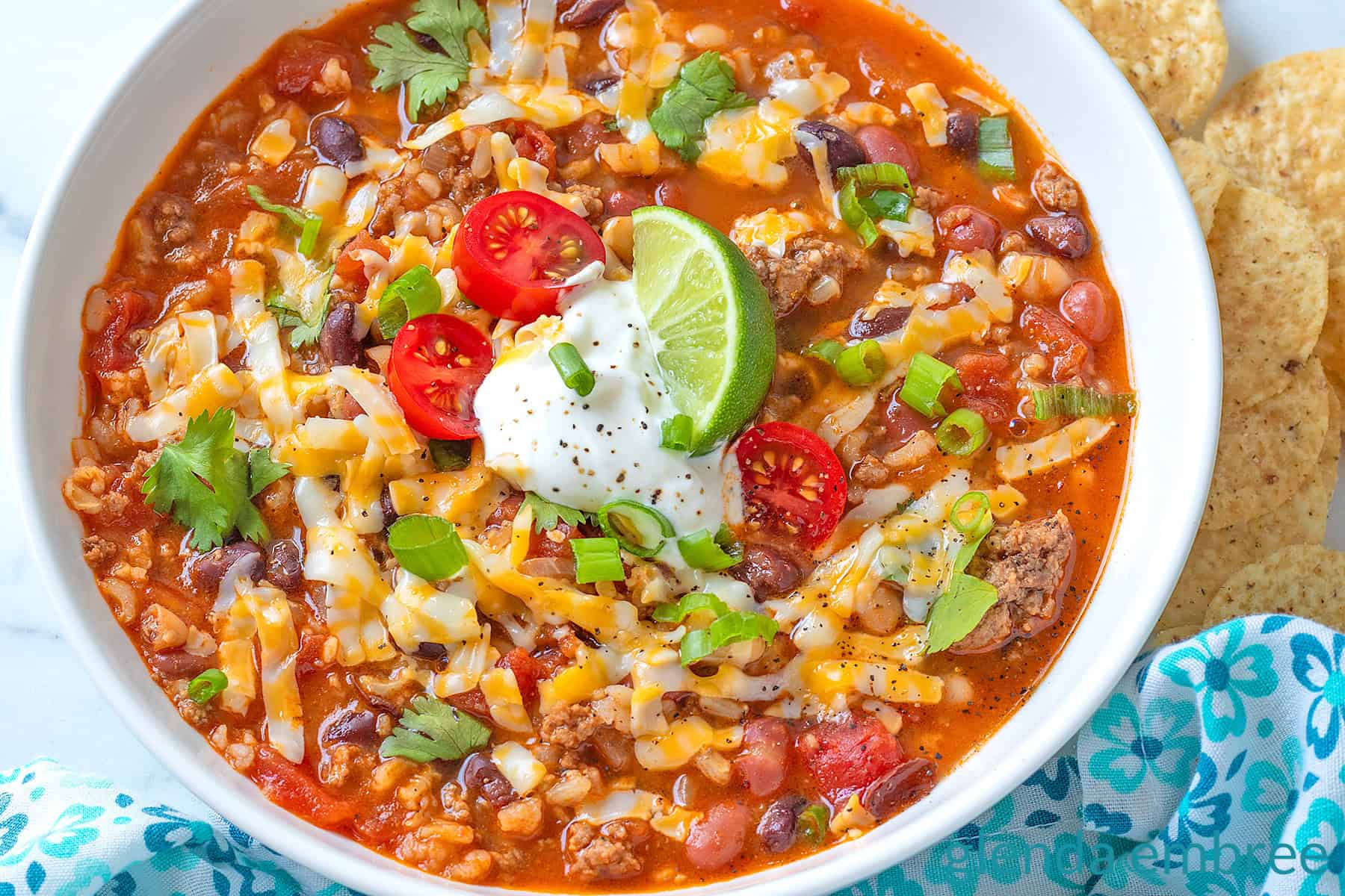 Easy Taco Soup Recipe: Quick and Delicious Supper on a Budget - Glenda ...